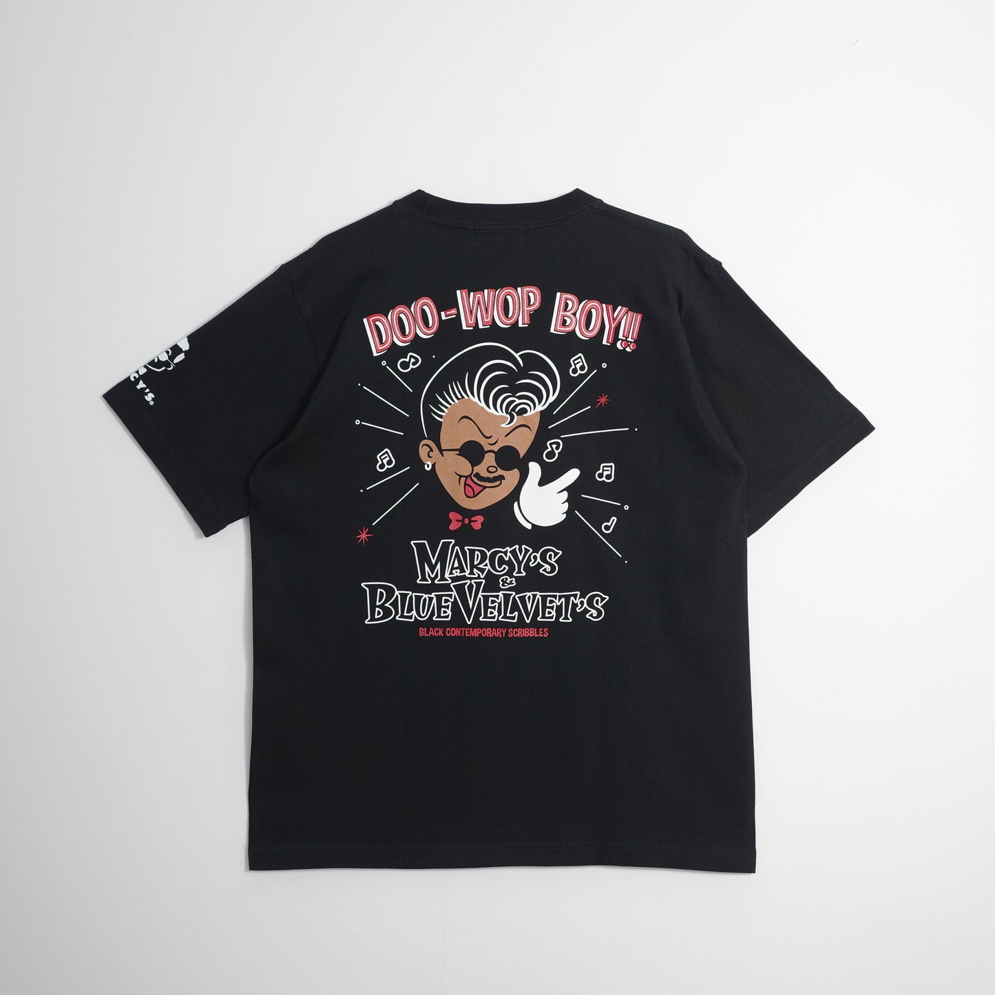 【数量限定】)MARCY'S & BLUE VELVET'S S/S TEE MCBV-01 BLACK