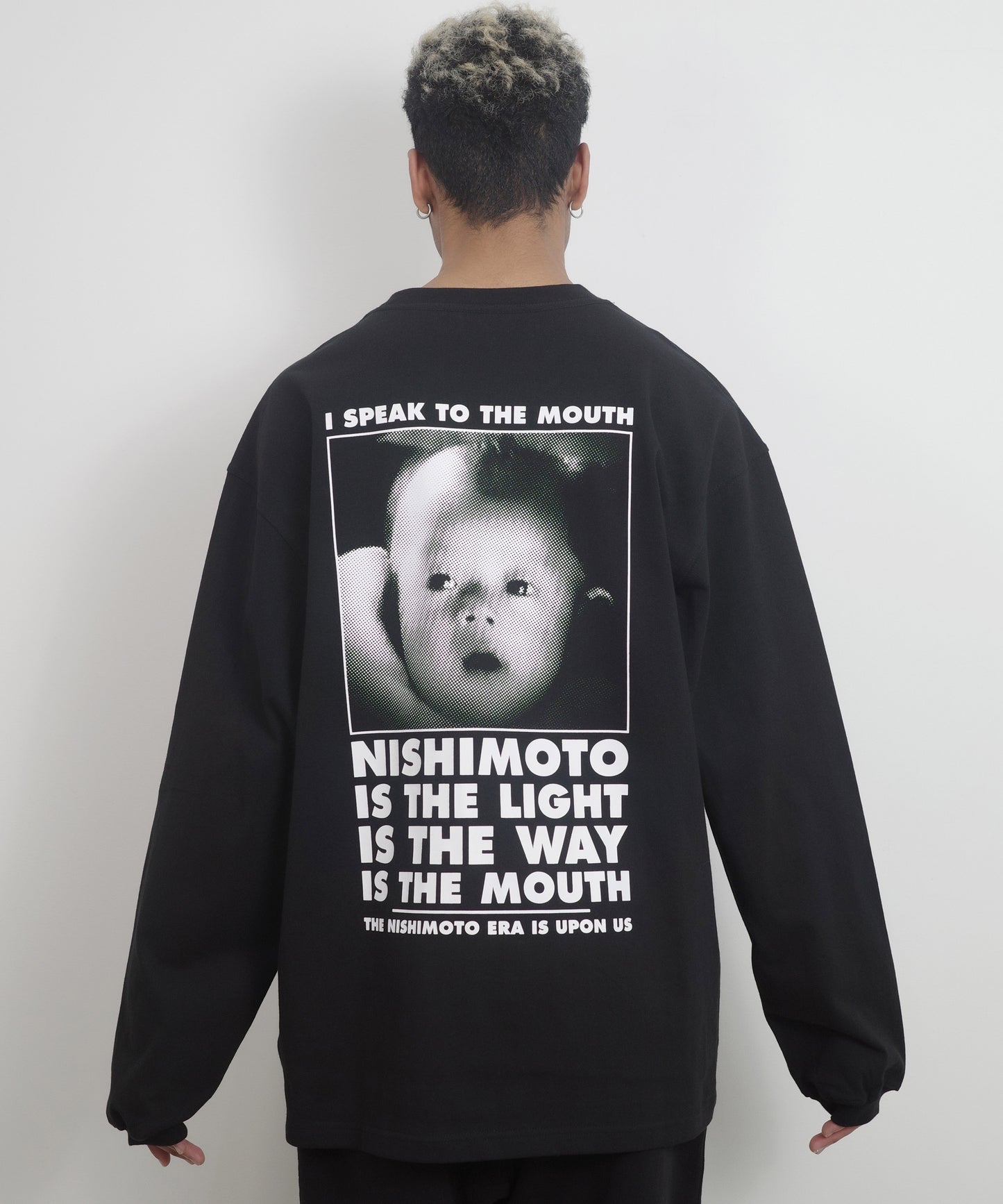TASHIRO IS THE MOUTH 長袖Tシャツ TITM-A02 BLACK