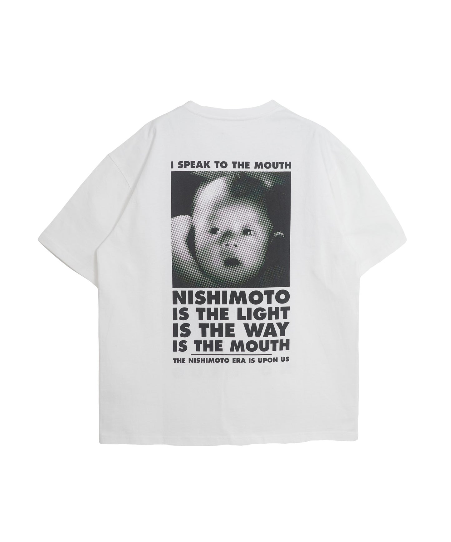 TASHIRO IS THE MOUTH 半袖Tシャツ TITM-A01 WHITE