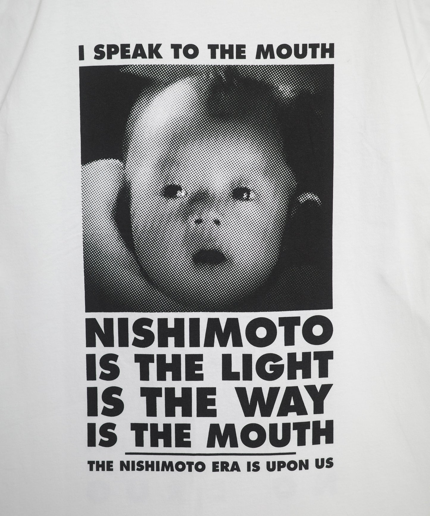 TASHIRO IS THE MOUTH 半袖Tシャツ TITM-A01 WHITE