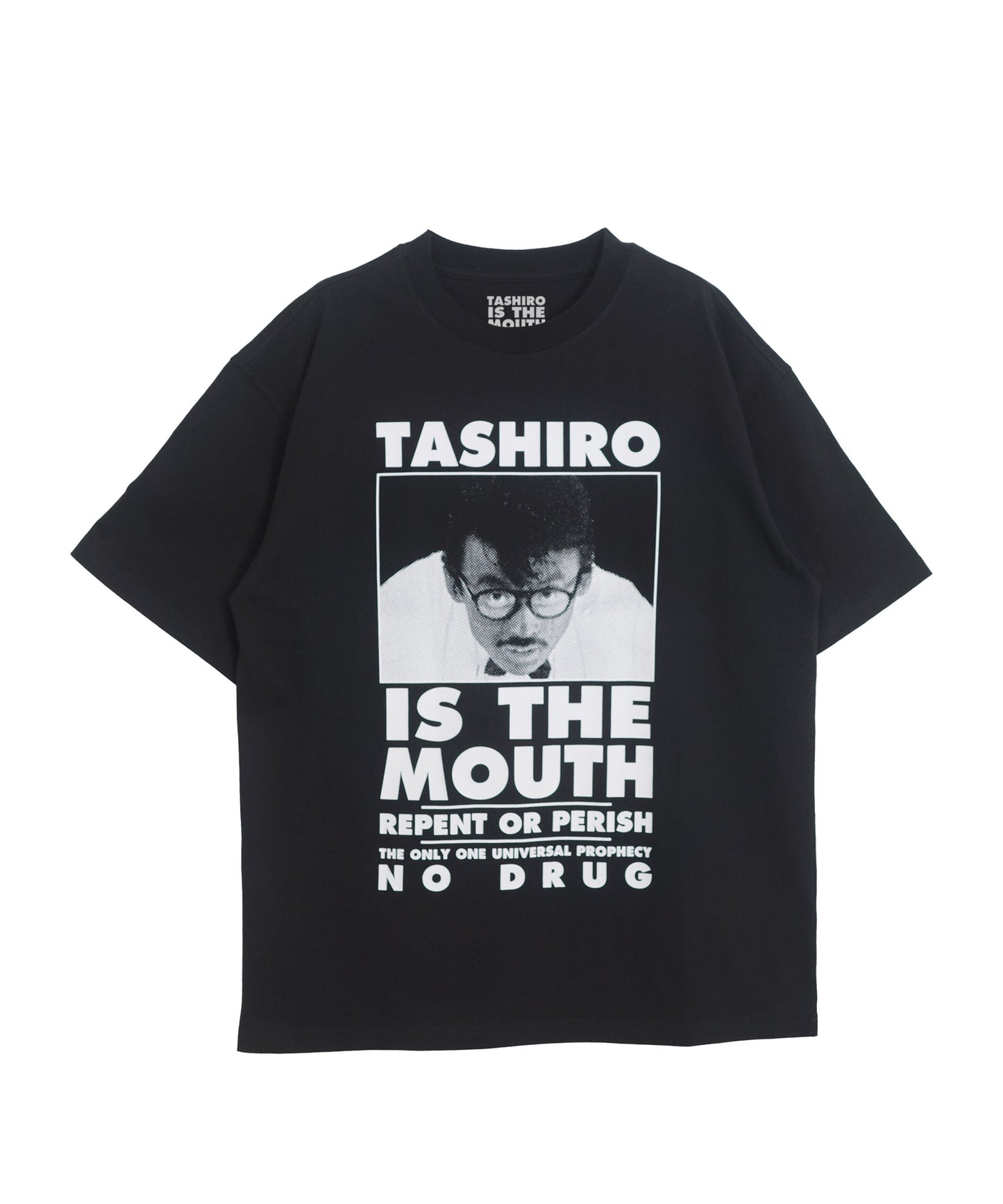 TASHIRO IS THE MOUTH 半袖Tシャツ TITM-C01 BLACK