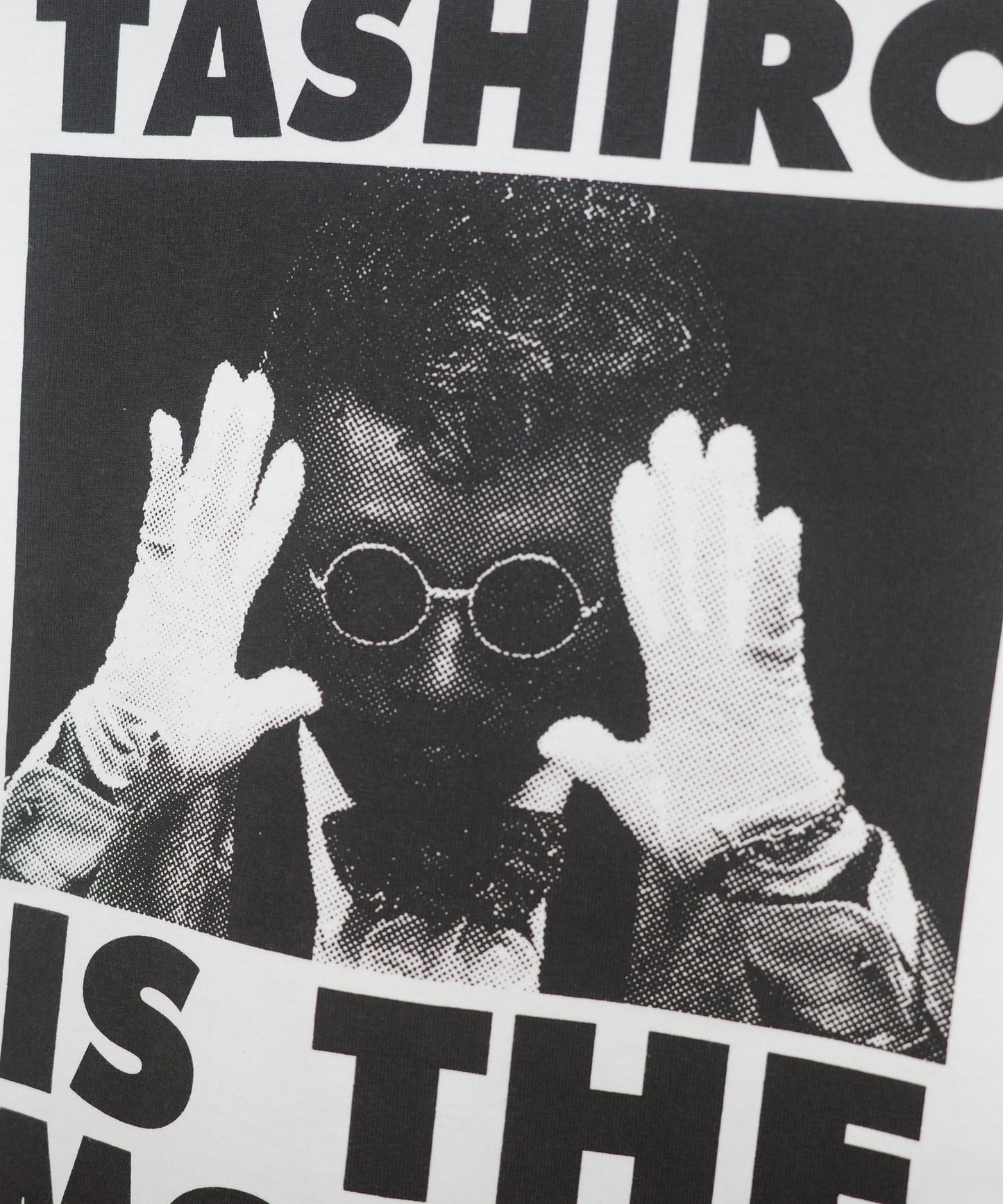 TASHIRO IS THE MOUTH 半袖Tシャツ TITM-A01 WHITE