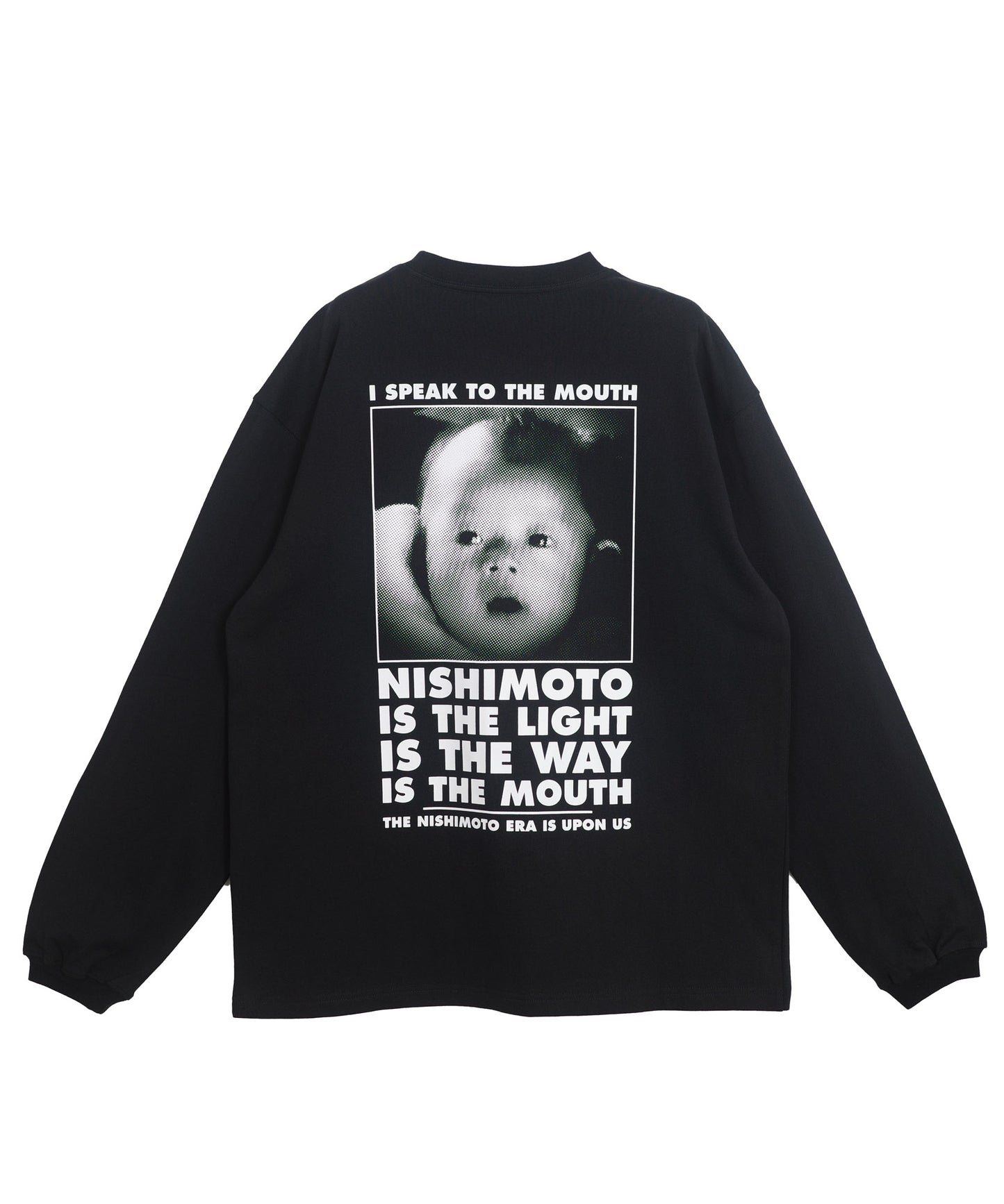 TASHIRO IS THE MOUTH 長袖Tシャツ TITM-A02 BLACK