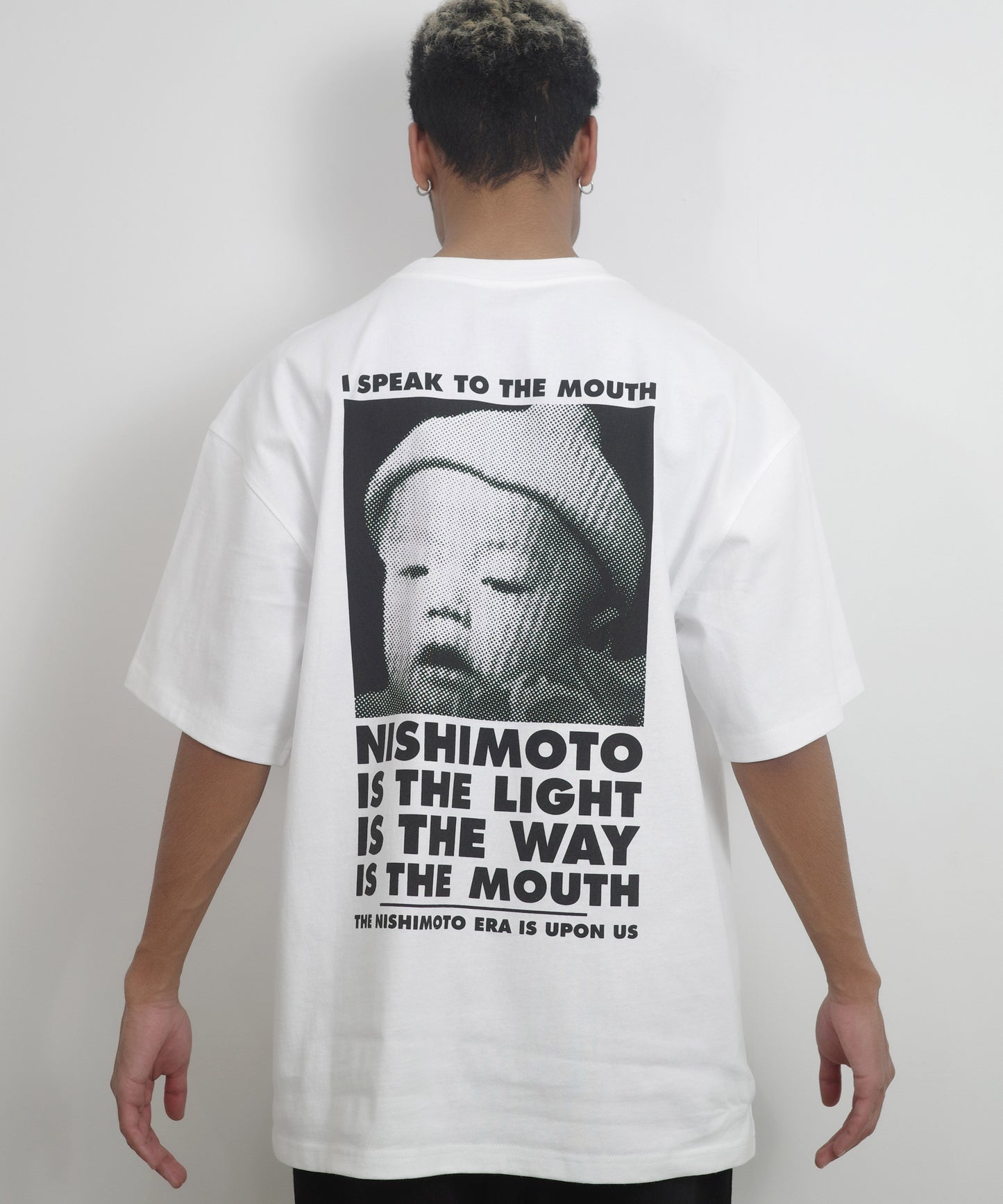 TASHIRO IS THE MOUTH 半袖Tシャツ TITM-B01 WHITE