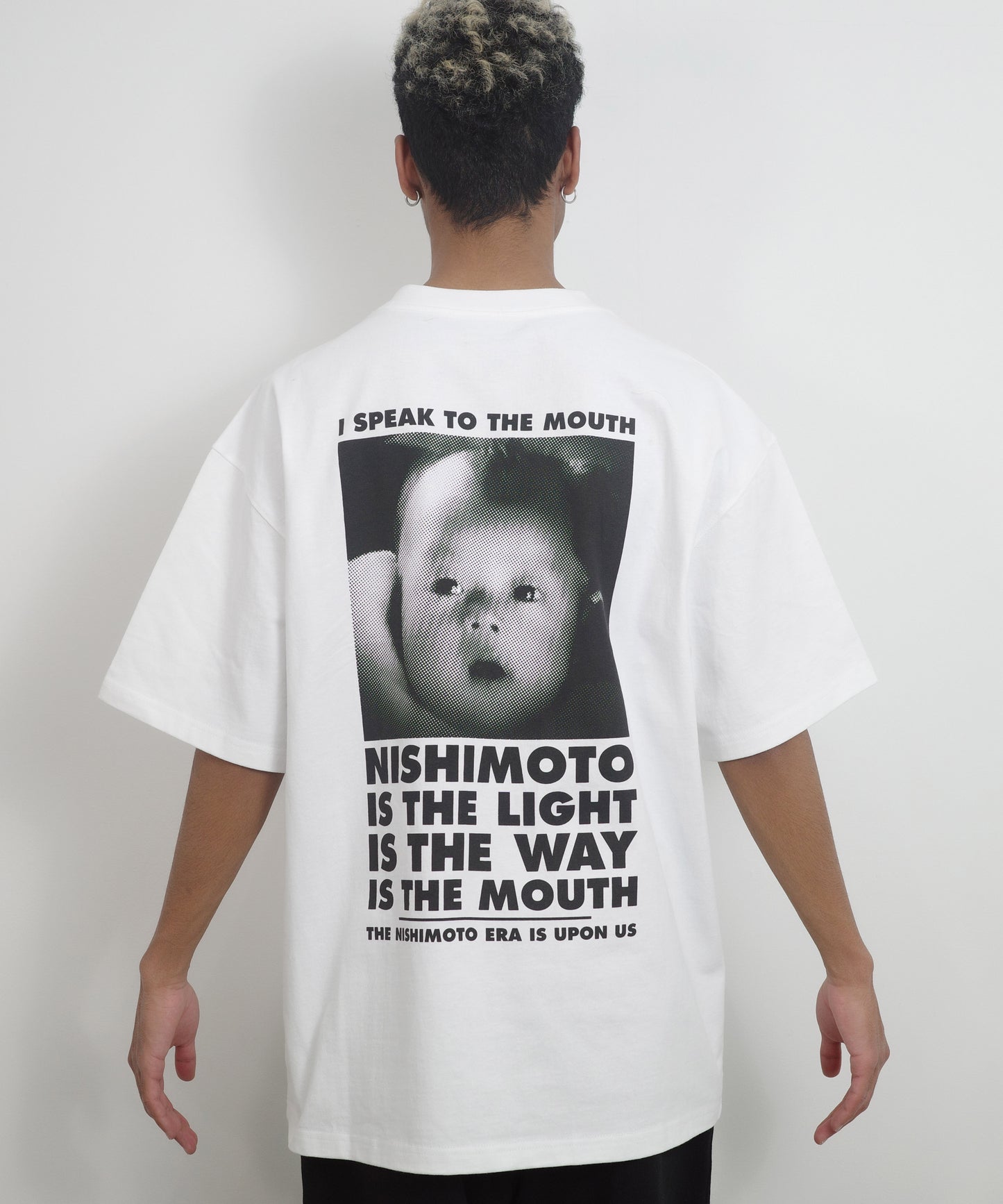 TASHIRO IS THE MOUTH 半袖Tシャツ TITM-A01 WHITE
