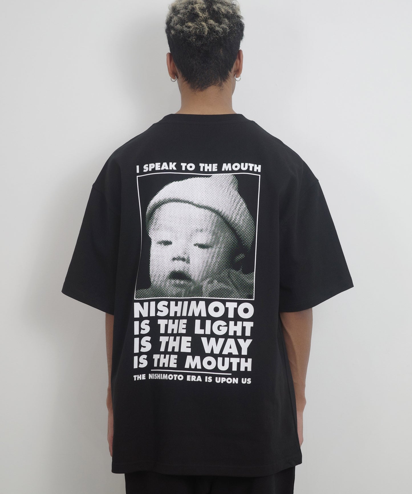 TASHIRO IS THE MOUTH 半袖Tシャツ TITM-B01 BLACK