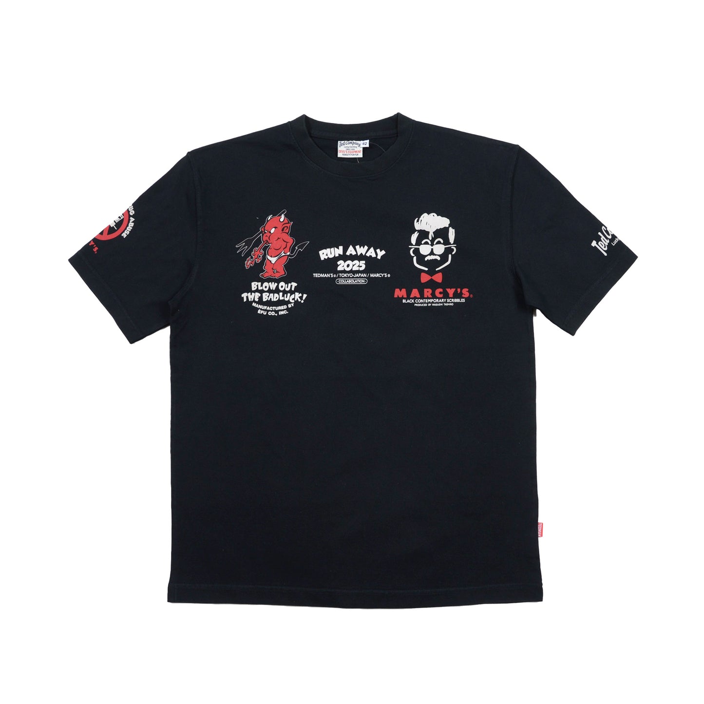 MARCYS' | TEDMAN’S 半袖Tee TMST-100 BLACK