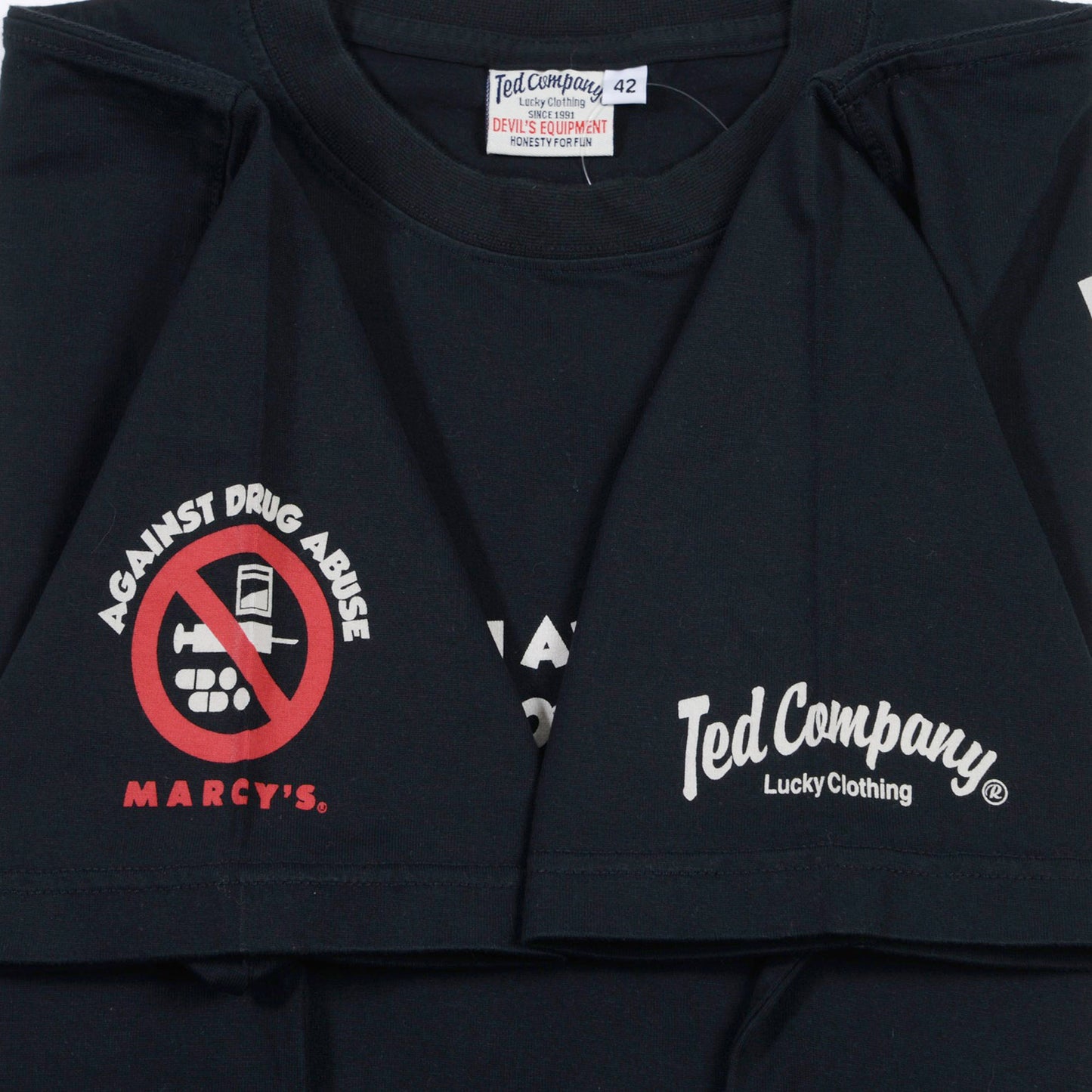 MARCYS' | TEDMAN’S 半袖Tee TMST-100 BLACK