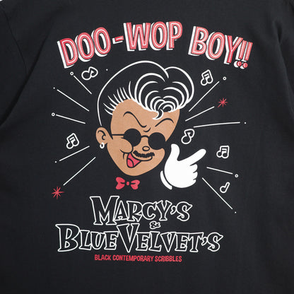 【数量限定】)MARCY'S & BLUE VELVET'S S/S TEE MCBV-01 BLACK