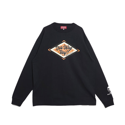 【数量限定】)MARCY'S & BLUE VELVET'S L/S TEE MCBV-02 BLACK