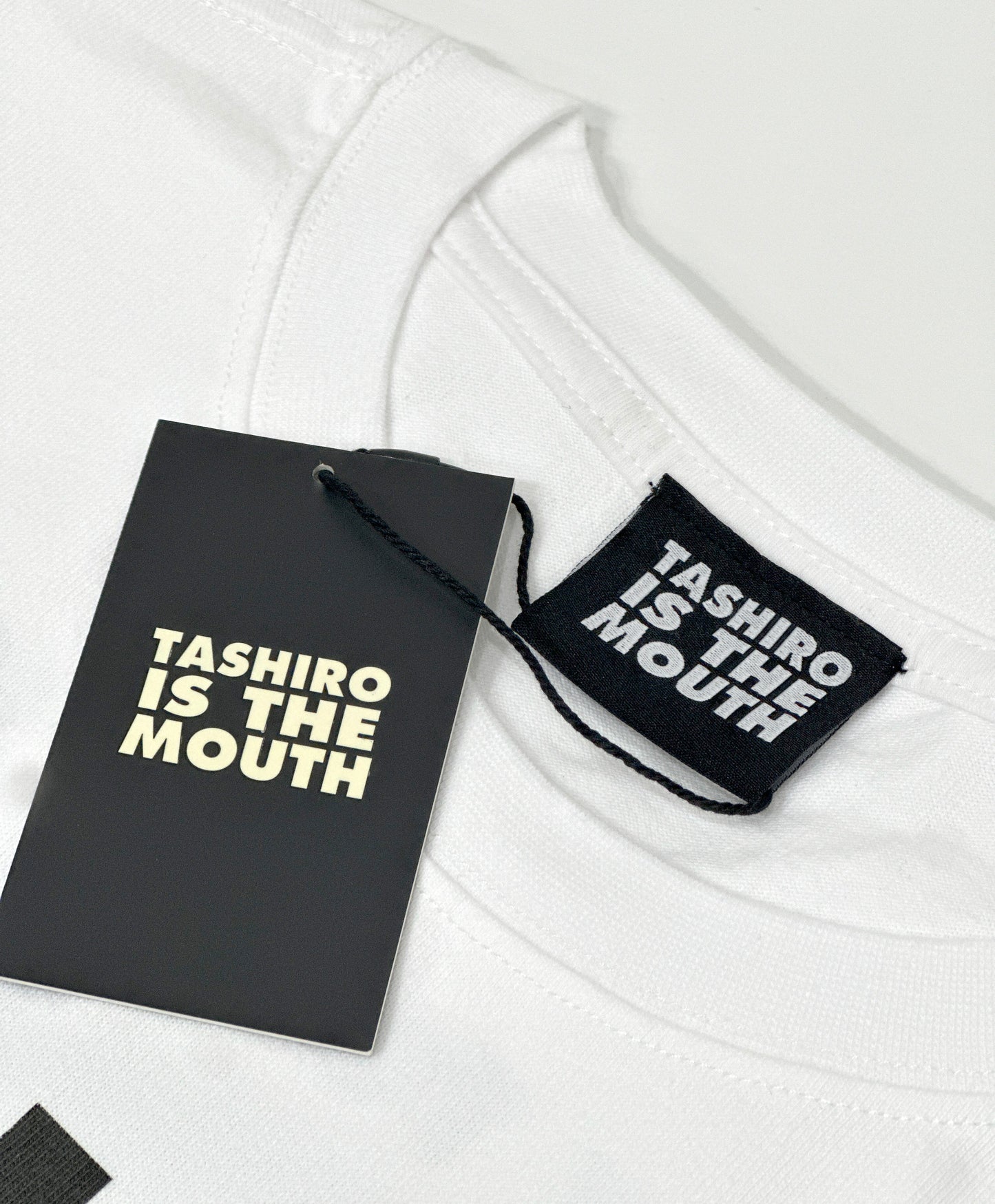 TASHIRO IS THE MOUTH 半袖Tシャツ TITM-2501 WHITE