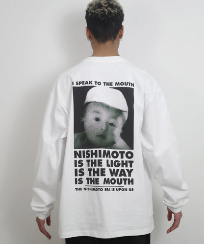 TASHIRO IS THE MOUTH 長袖Tシャツ TITM-C02 WHITE