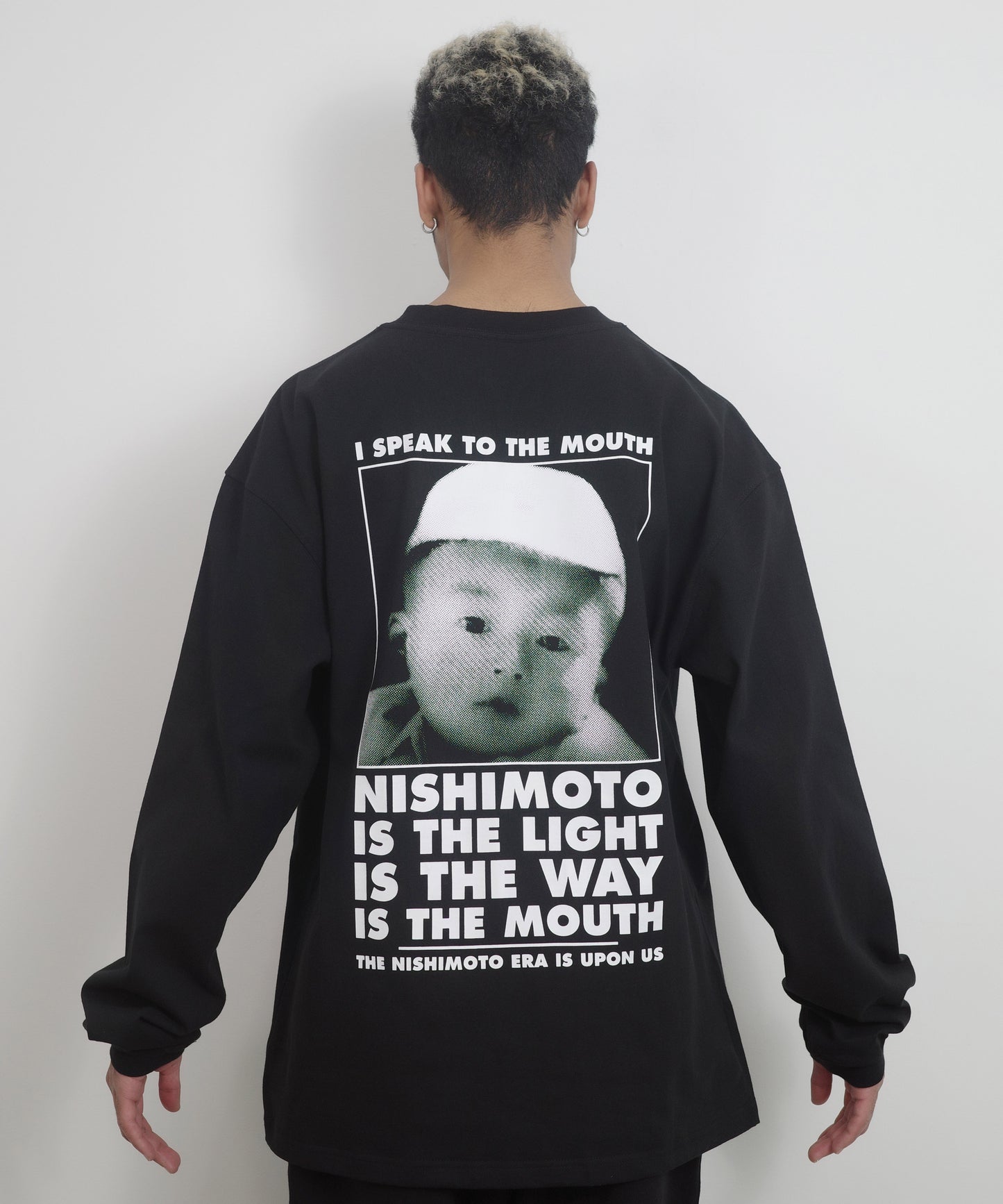 TASHIRO IS THE MOUTH 長袖Tシャツ TITM-C02 BLACK