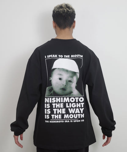 TASHIRO IS THE MOUTH 長袖Tシャツ TITM-C02 BLACK