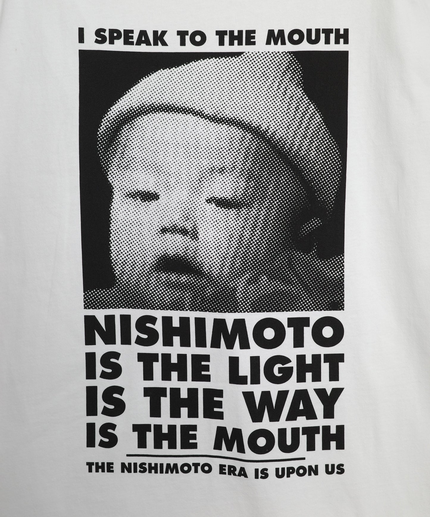 TASHIRO IS THE MOUTH 半袖Tシャツ TITM-B01 WHITE
