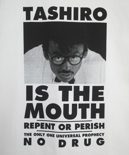 TASHIRO IS THE MOUTH 長袖Tシャツ TITM-C02 WHITE