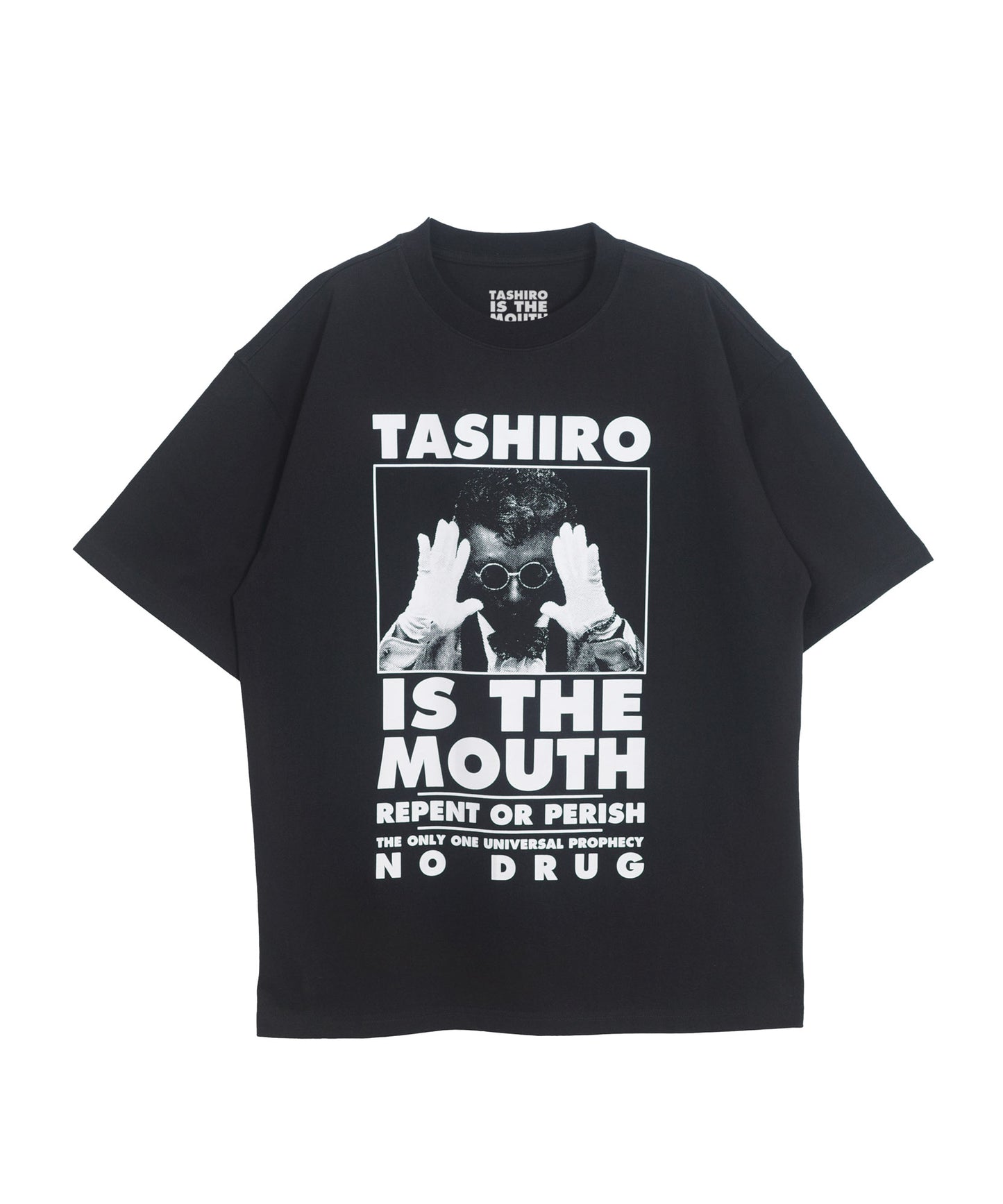 TASHIRO IS THE MOUTH 半袖Tシャツ TITM-A01 BLACK