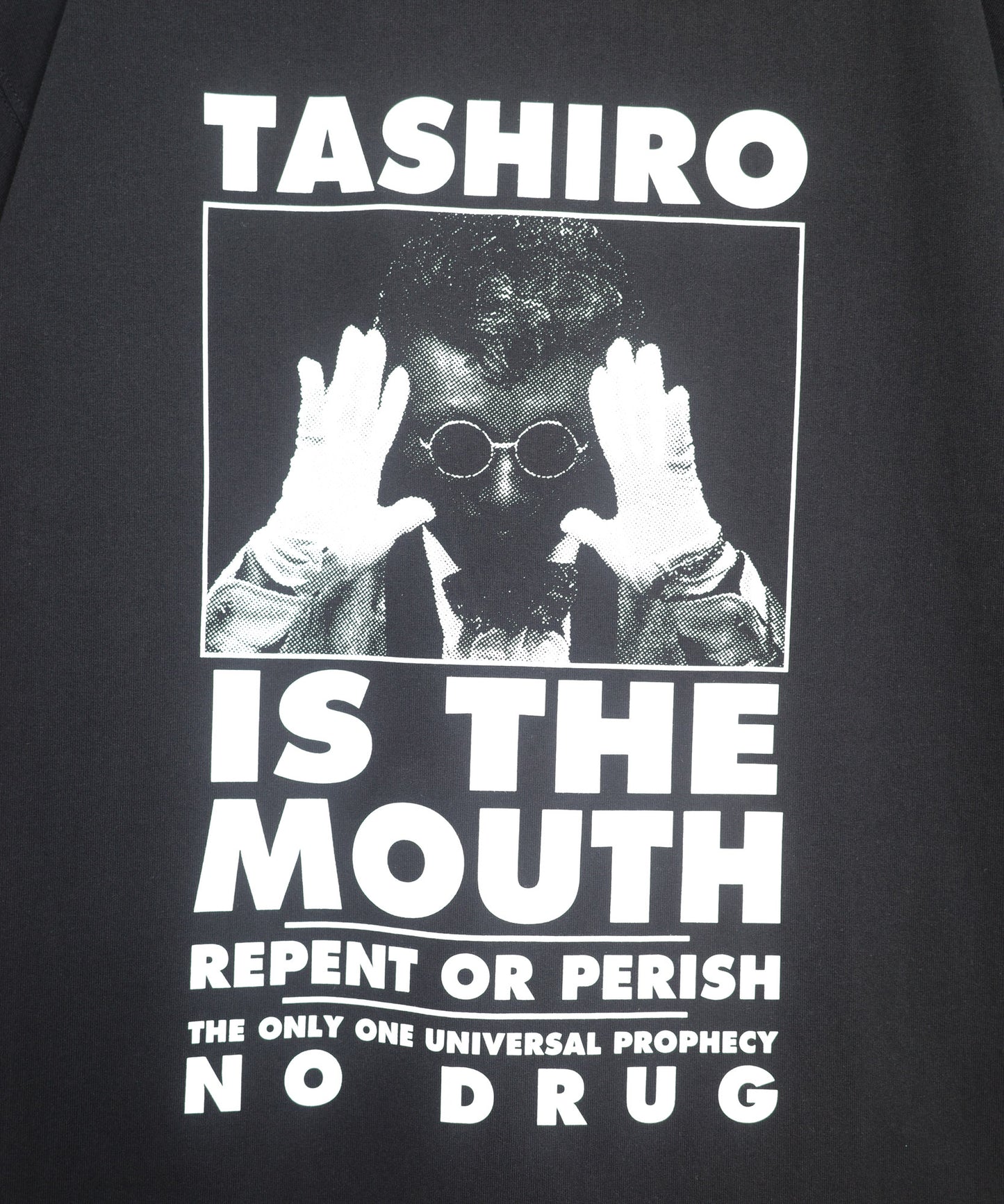 TASHIRO IS THE MOUTH 半袖Tシャツ TITM-A01 BLACK