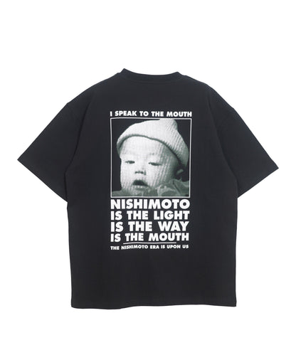 TASHIRO IS THE MOUTH 半袖Tシャツ TITM-B01 BLACK