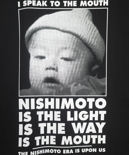 TASHIRO IS THE MOUTH 半袖Tシャツ TITM-B01 BLACK
