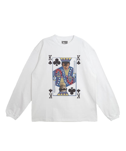 TASHIRO IS THE MOUTH 長袖Tシャツ TITM-2502 WHITE