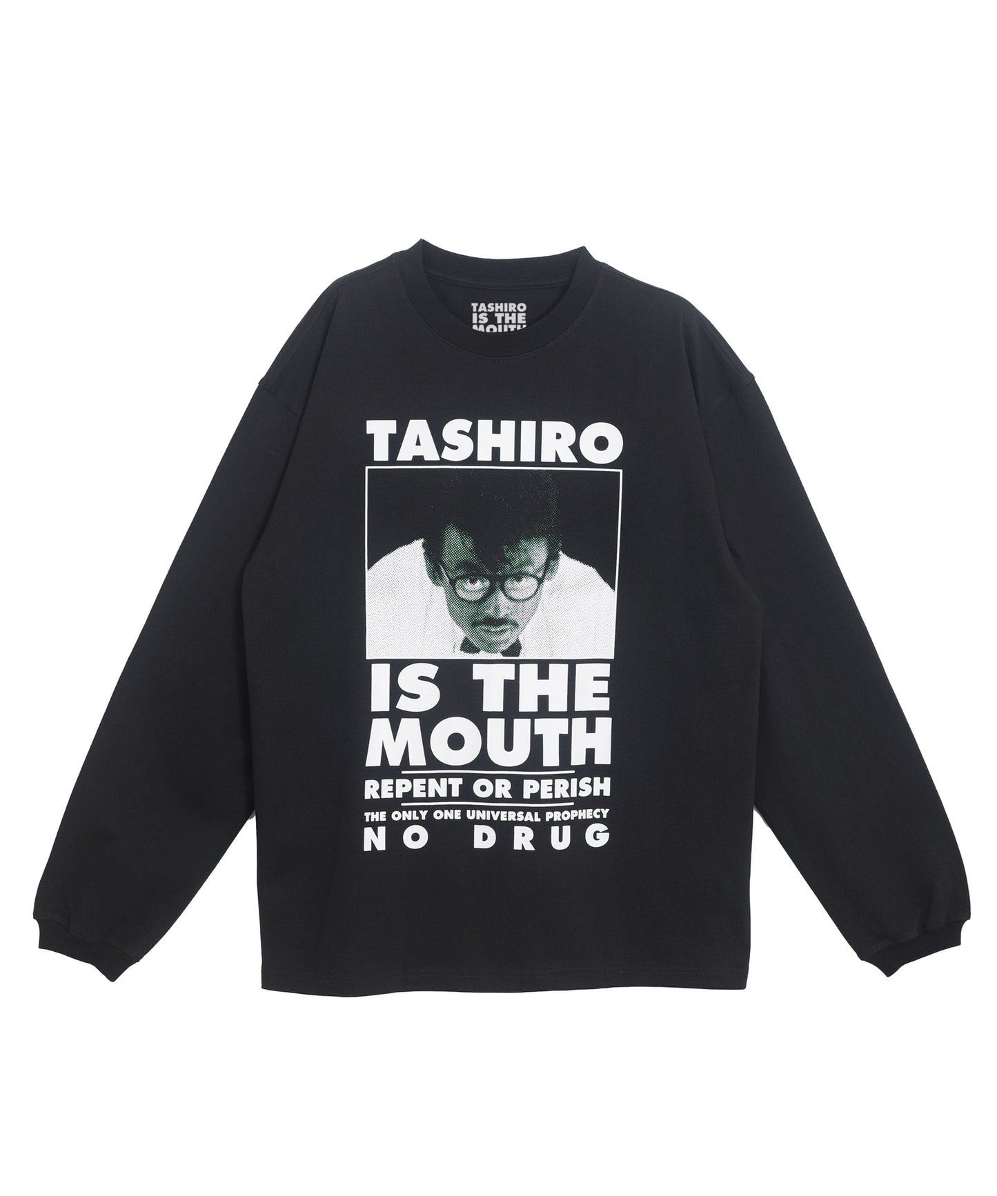 TASHIRO IS THE MOUTH 長袖Tシャツ TITM-C02 BLACK