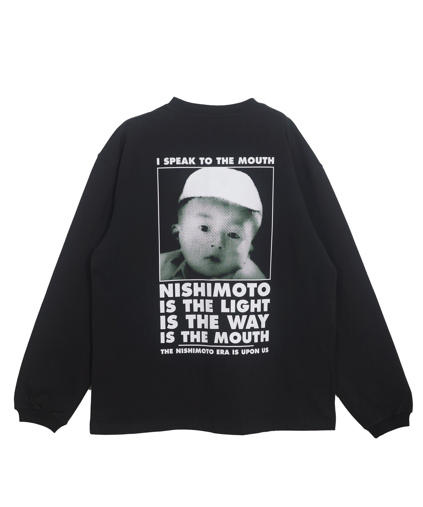 TASHIRO IS THE MOUTH 長袖Tシャツ TITM-C02 BLACK