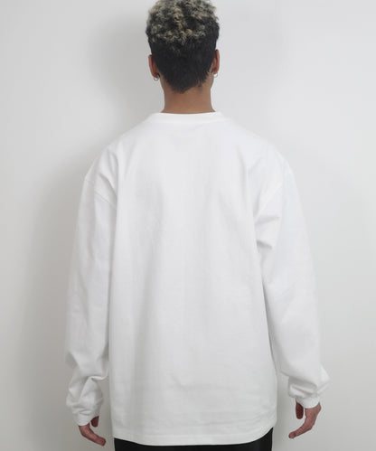 TASHIRO IS THE MOUTH 長袖Tシャツ TITM-2502 WHITE